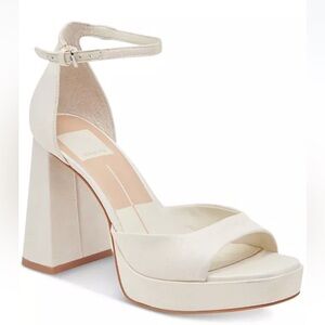 Dolce Vita Cream Block Heel Sandals